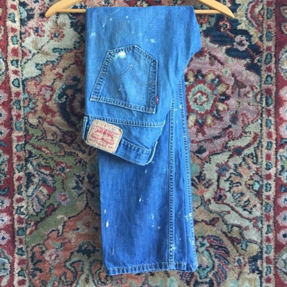 Levi's 559 Jeans Men's Paint Splatter - Picture 2 of 4